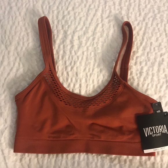 burnt orange sports bra